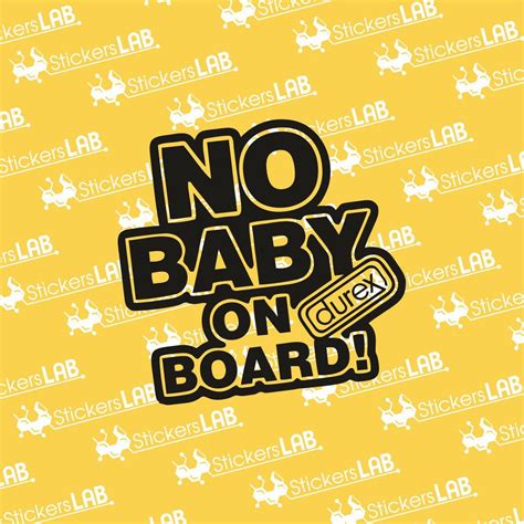 „Baby on Board“ lipdukas su skirtingomis žinutėmis