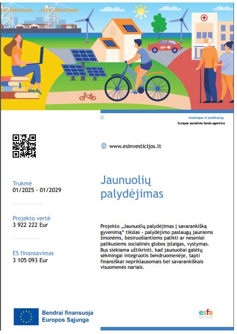 Jaunuolių palydėjimo į savarankišką gyvenimą projekto logotipas