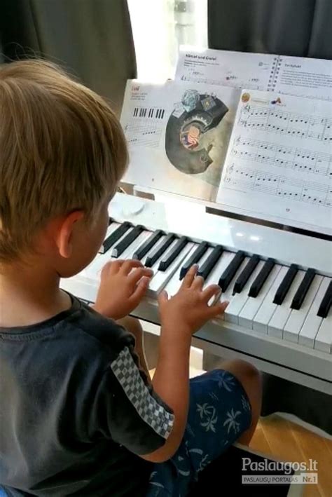 fortepijono pamokos vaikams