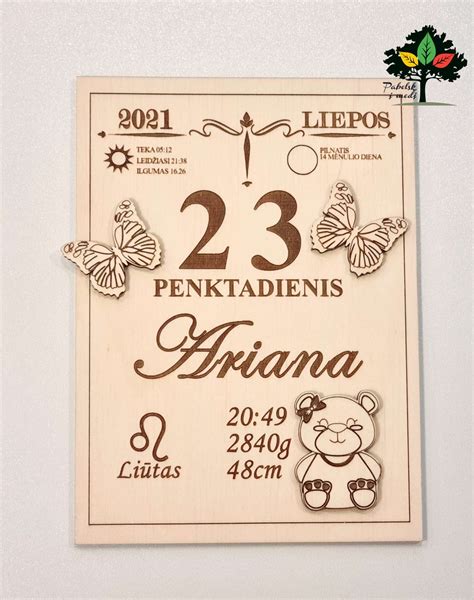 Lentelė su naujagimio pasišlapinimų ir pasituštinimų skaičiumi