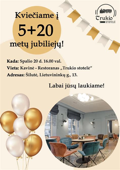 vyras ir sūnus švenčia jubiliejų