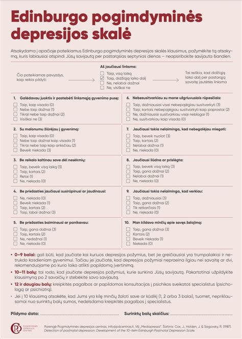 Edinburgo pogimdyminės depresijos klausimynas