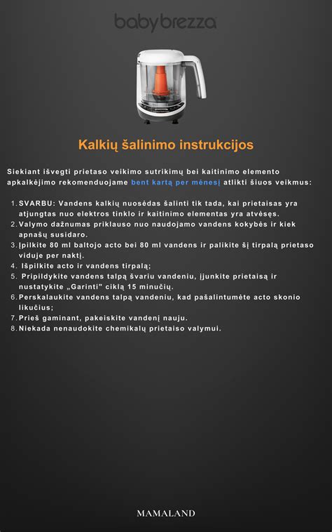 Kūdikio garintuvo naudojimas