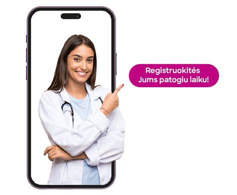 Iliustracija: gydytojo konsultacija