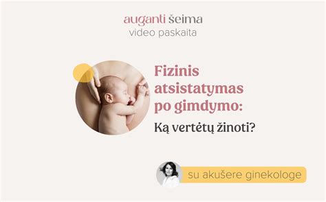 gimdos susitraukimas po gimdymo