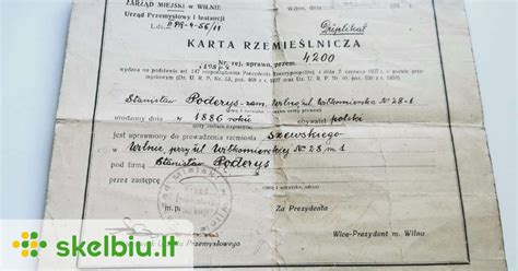 Senas archyvinis dokumentas