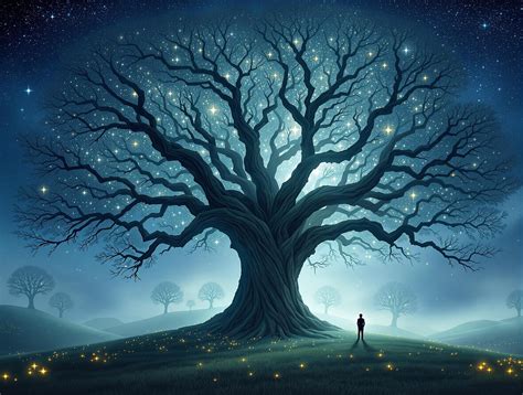 Simbolinis paveikslas, vaizduojantis tvirtą medį