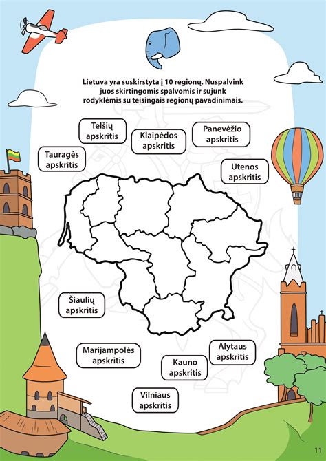 Vaikai viktorinoje apie Lietuvą