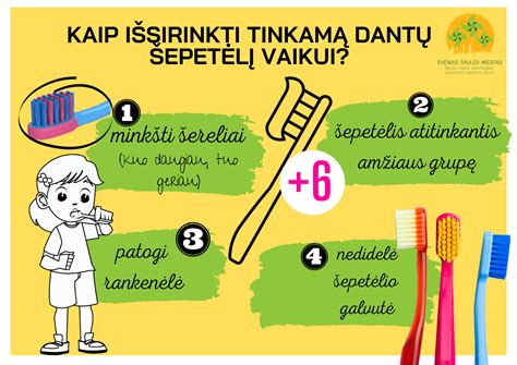 Vaizdinė medžiaga, demonstruojanti teisingą vaikiško dantų šepetėlio naudojimą