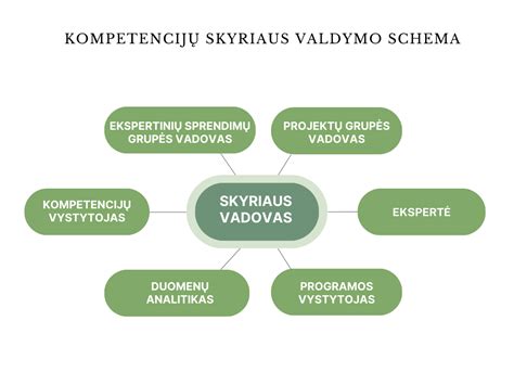 Schema: Bendrųjų programų kompetencijų sąsajos