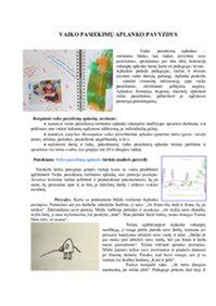 Vaiko pasiekimų aplanko viršelis