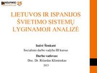 Ispanijos švietimo sistemos raidos schema