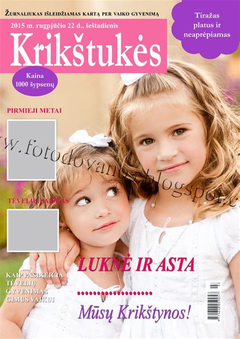 krikštynų laikraštukas