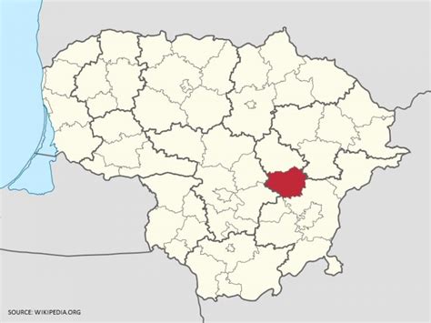 Širvintų rajono žemėlapis