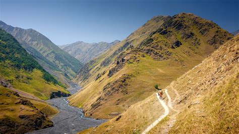 Kaukazo kalnų panorama