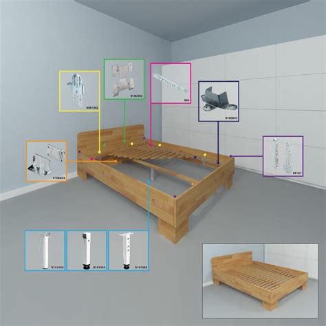 aukštos lovos rėmo schema