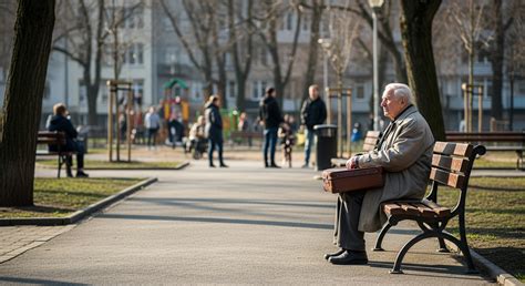 Tėvas ir sūnus kalbasi ant suoliuko