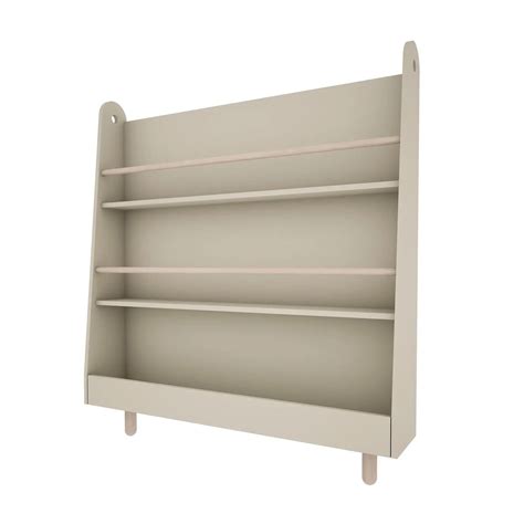 Knygų lentyna su įvairiomis vaikiškomis knygomis