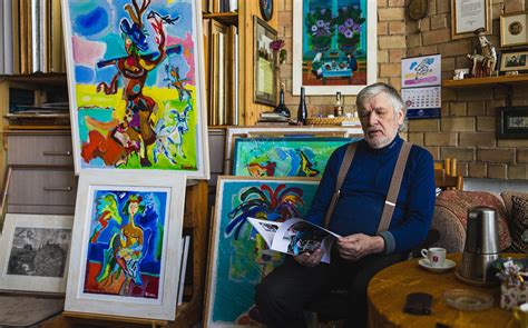 Veronika Juodagalvytė ir tapytojas Rimas Bičiūnas