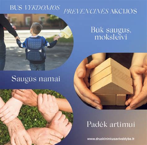 prevencinės akcijos vaikų saugumui