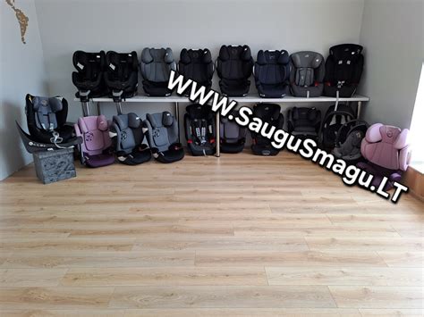 Naudotos automobilinės kėdutės apžiūra