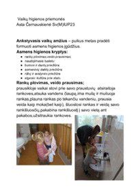 Diagrama: Higienos normų reikalavimai patalpų plotui vaikams