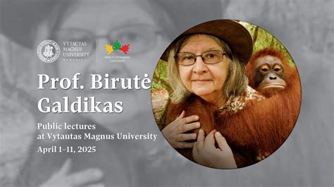 Profesorė Birutė Galdikas su orangutanais