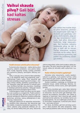 vaikas rodo kur jam skauda