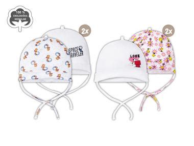 Įvairių tipų kūdikių kepuraitės