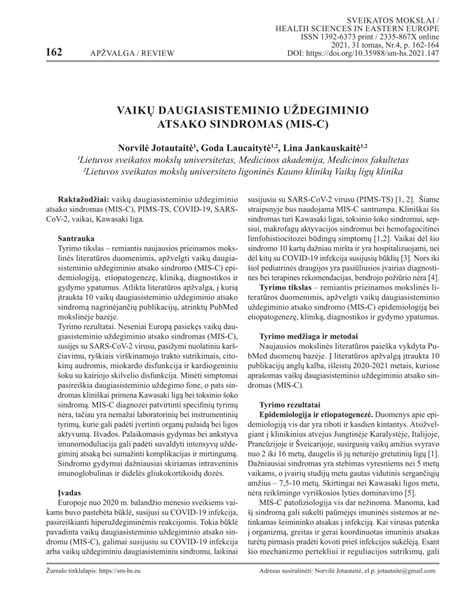 Scheminė iliustracija, vaizduojanti Multisisteminio uždegiminio sindromo (MIS-C) poveikį skirtingoms organizmo sistemoms