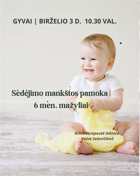 kūdikio sėdėjimo paruošiamieji judesiai