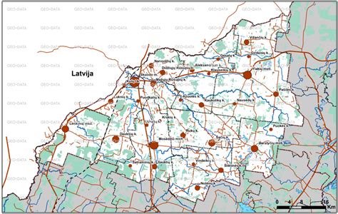 Skuodo rajono savivaldybės žemėlapis