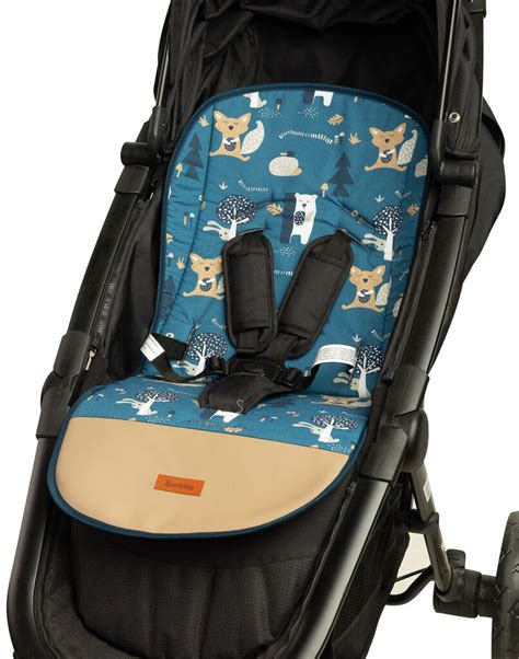 Vaikiško vežimėlio priedai - medvilninis komplektas