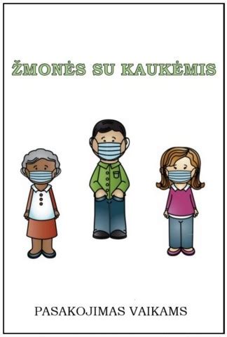 Žmonės su veido kaukėmis viešoje vietoje