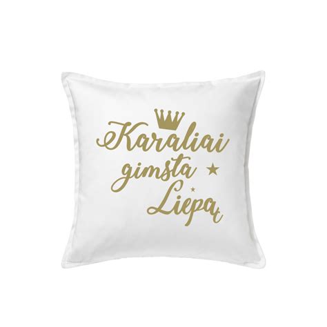 Šventinė pagalvėlė su užrašu 