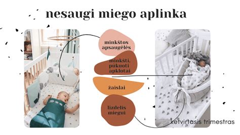 saugios miego aplinkos pavyzdys kūdikiui