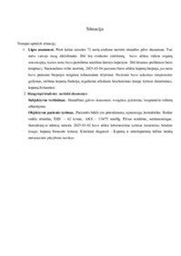 Slaugos personalas padedantis senyvo amžiaus pacientui