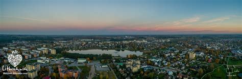 Utenos miesto panorama XX a. viduryje