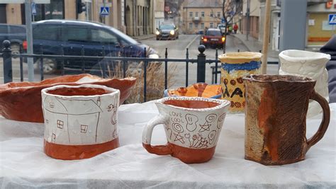 Vaikų darbai iš keramikos